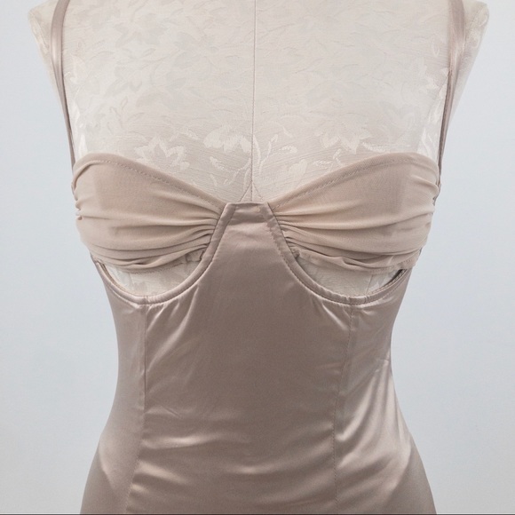 Princess Polly 4 Corset Bustier Bodycon Dress Gold - Picture 3 of 9